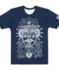 Tee “Abbamama” navy